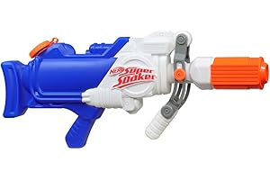 Super Soaker Hydra Wasserpistole ohne pumpen riesiger 1,9L Wassertank einfaches Auffüllen