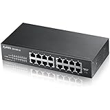 Zyxel 16-Port Gigabit Ethernet Unmanaged Switch - Fanless Design [GS1100-16-GB0101F]