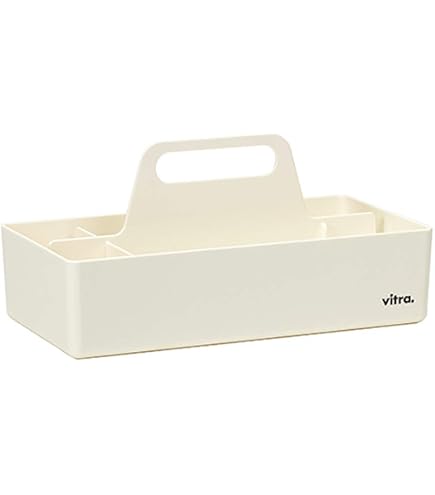 Boîte De Rangement Vitra En Plastique ABS - Organisation Bureau Pratique 15,6 X 32,7 X 16,7 Cm