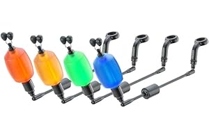 Hirisi Tackle Carp Fishing Wobbler, Made of Acrylic and PTFE, 5 Colours, Swinger Bite Alarm Designed for Carp Fishing, Fishing Accessories