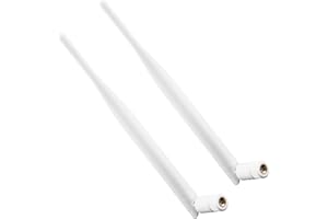 CKDSA 2pcs 4G LTE Antenna WiFi SMA Male Omnidirectional Aerial 6dBi 700-2700Mhz Male Connector for Wireless Network Card USB Adapter Wireless Router Hub Bluetooth WiFi Video Surveillance Monitor