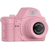 Dijital Fotoğraf Makineleri Video Mini Kamera 2K Video 128GB Destekli CMR42 Pembe