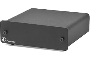 Pro-Ject Phono Box - Preamplificatore di alta qualità, tecnologie avanzate, suono dinamico - Nero