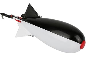 rongweiwang 2 Size Fishing Rocket Feeder Carp Bait Spod Float Lure Bait Holder Pellet Rockets Feeders Position Gear Accessories