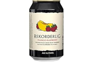 72x REKORDERLIG MANGO HIMBEERE 4,5% 0,33L Incl. Goodie von Flensburger Handel