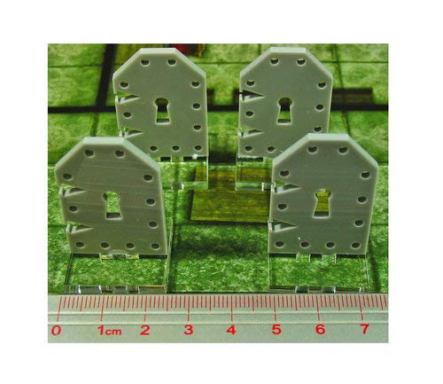 LITKO Game Accessories Medium Metal Door Markers - 4 Pack