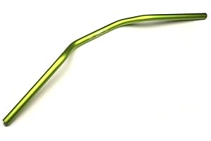 Guidon Plat Universel Aluminium anodisé Diamètre 22 - AVDB Moto (Vert)