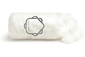 TEXTIL-HOME Rembourrage en Microfibre 100% Polyester 1 kg – Garnissage Doux Universel pour Oreillers, Coussins, Traversins, Peluches, Jouets et Poupées.