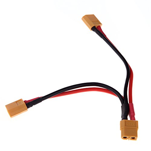 EverTrust(TM) XT60 Dual Extension Parallel Battery Connector Cable for DJI Phantom 1 2 Quadcopter (XT60A-YY)