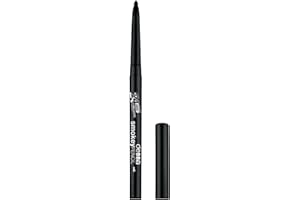 deBBY, smokeyPENCIL Waterproof, Matita Occhi Retraibile Resistente all'Acqua, Lunga Durata 24 Ore, Punta Sottile per un Eyeliner Preciso, Texture Cremosa, Colore 01 Nero