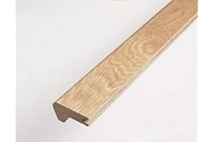 UNIVERSAL MOUDLINGS Solid Oak Stair Step Nosing for 15mm Engineered & Solid Floors Tongue & Groove Lacquered