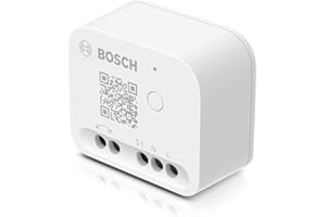 Bosch Smart Home Interruttore relè, per il controllo digitale di dispositivi elettronici e illuminazione, compatibile con Amazon Alexa, Google Assistant e Apple HomeKit