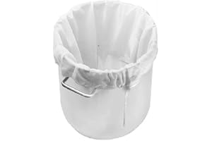 Firavggu Sacchetti filtranti 30 x 45 cm Brew Bag 250 sacchetti per filtro a luppolo in nylon con coulisse sacchetto filtrante rotondo fondo sacchetto per luppolo fine sacchetto per vino succo di birra