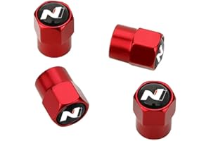 BOERNISEN 4 StüCk Auto Ventilkappen Autoventil Kappe, FüR Hyundai EON Getz H-1 Ioniq Kona Lafesta Matrix Palisade Solaris Tuscani HB20 Wasserdicht Staubdicht SchutzzubehöR