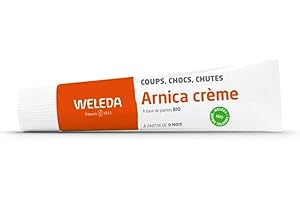 WELEDA - Arnica Crème - Coups, Chocs, Chutes - Utilisable dès l'Âge de 9 Mois - Natrue, Tube de 70 g