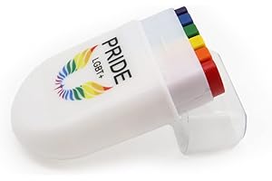 GAY SHOP BERLIN Rainbow Face Paint (LGBT Gesichtsfarbe/Makeup) - Gay/Bisexuell/Lesbisch/Trans/Pansexuell/Non-Binary/Asexuell (Classic)