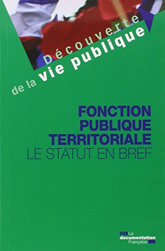 couverture de : Fonction publique territoriale