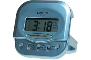 SMIORAS Despertador Digital Casio PQ-30-2DF Digital para Unisex Color Azul