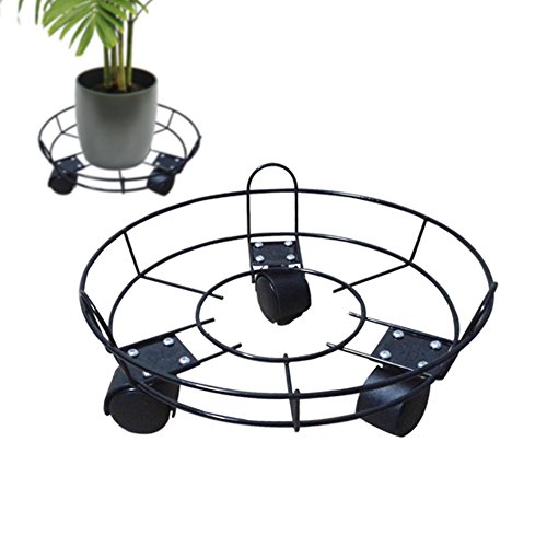 planter pot stands Lakeside Railing Flower Pot Holders for Balcony or Deck 2 Pack