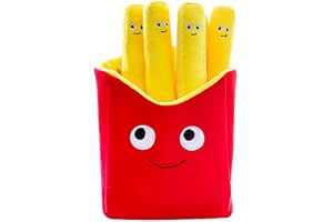 XIAOHONG French Fries plysch fylld kudde, 40 cm simulering fries plyschkudde söt fransk fransk plysch leksak livsmedel plysch