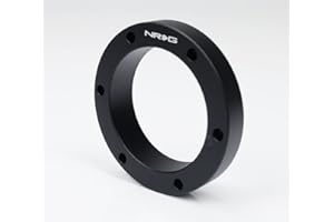 NRG Innovations NRG-SRK-520BK Steering Wheel Hub Extension Spacer, 6x70 Bolt pattern, 5" spacer, Black Body