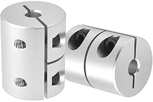 Accoppiatori flessibili 2PCS Accoppiamenti da 5mm a 8mm Albero NEMA 17 per stampante RepRap 3D o macchina CNC Eewolf