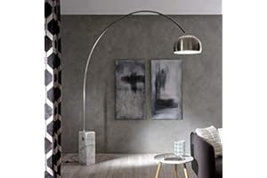 Stilprojectstore - lampada da terra con base marmo bianco luumos