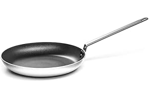Forgast Poêle Plate Anti-adhésive en Aluminium | ⌀ 40 cm | Teflon Platinum Plus | Revêtement Anti-adhésif | Convient à l'induction | Poêle à Frire, Sauter, Rôtir, Griller | pour Four et Lave-vaisselle