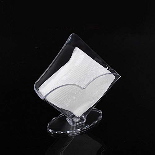 AUTOECHO Transparent Napkin Holder for Deluxe Luxury HD Clear Acrylic Paper Towel Box Vertical Innovative Paper Box Holder For Hotel Loving Space Use