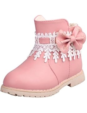 JERFER Kleinkind Baby Jungen und Mädchen Mode Warm Schnüren Bowknot Schön Martin Sneaker Stiefel Krippe Schuhe...