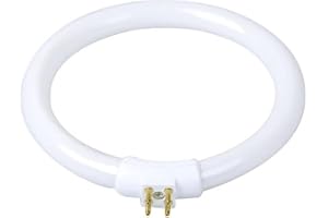 Glödlampa T4 ringformade rör Anti-fyrstift 11W 110V & 220V Förstoringsglas Ljus G10q Små skrivbordslampor Glödlampa Fluorescerande ringlampa Vit Belysning(12W)