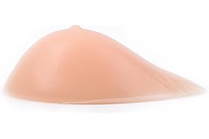 DFGGE Faux Seins Forme Asymétrique En Silicone Mammaire Auto-Adhésif Prothèse De Mastectomie Concave Soutien-Gorge Rehausseur Inserts Pour Travestis Et Cosplay