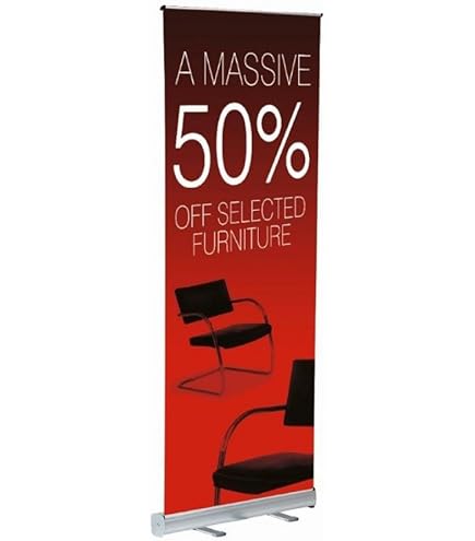 Roll Up Banner Design Per Vettore Elegante Roll Up Esposore Banner - Foto 4