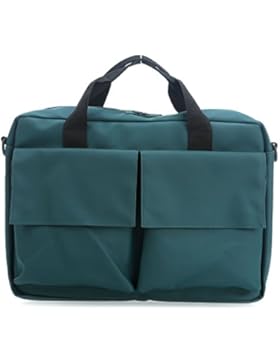 Rains 16'' Briefcase dark green