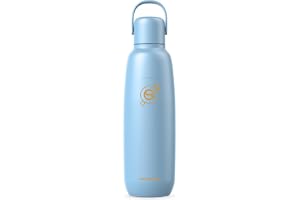 Sodastream - Fizz & Go Stainless Steel 0,9L Termoflaska, Ice | Kompatibel med följande kolsyremaskiner: Enso, Art, Terra, E-Terra, Duo, E-Duo