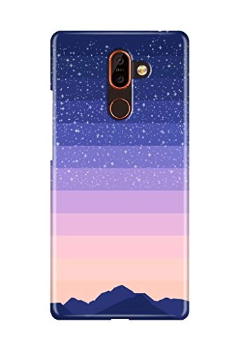 Knotyy DC1235 Printed Back Cover for Nokia 7 Plus (Multicolor)