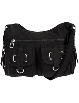 Christian Wippermann Damenhandtasche Schultertasche aus Canvas