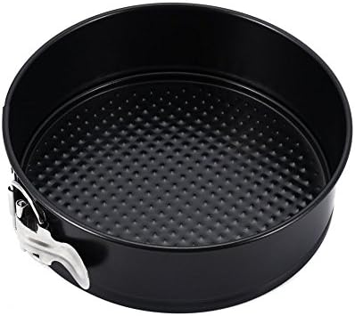 SODIAL 9 Inch Non-stick Springform Pan Cheesecake Pan,Interlocking Leakproof Baking Cake Pan Bakeware with Removable Bottom