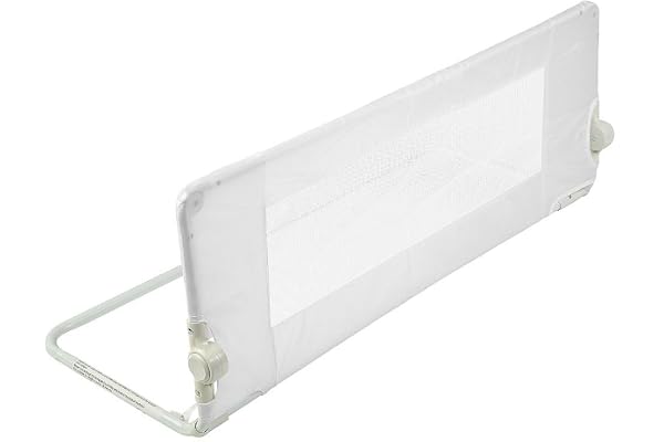 Safetots Barrière de Lit pour Bébé, Barrière de Sécurité pour Bébé, Barrière de Lit Enfant Sécurisée, 100cm de Largeur x 40cm de Hauteur, Couleur Blanc