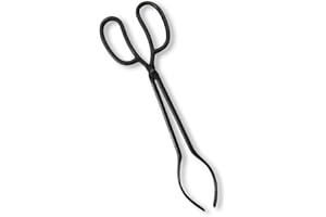Garden Trading Coal Tongs Crafted in Cast Iron | H37 X D11cm