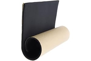 iSpchen Auto Anti Dröhn Dämmmatte Selbstklebende Schalldämmmatte Lärmschutz Schalldämmung Schallschutz für Auto Dämmung Kfz Schalldämmmatte,50cm*200cm*10mm, Schwarz