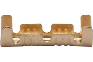 YOSOO HEALTH GEAR Terminal de cableado en forma de U, Terminal de cableado de latón, 100 Uds., Línea de conector de acoplamiento, botón de presión, terminales de cableado rápido, cuadrado de 0,5-1,5 mm