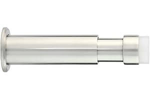 EVI HERRAJES Sprzętu EVI 040182BTPRAM drzwiowy do ściany, nici, Inox mate-182-B, w regulacji 88-120mm