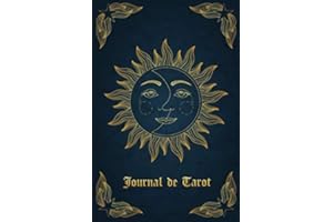 Journal de Tarot: | Carnet de Tirages de Cartes Tarot et Oracle | 120 Fiches pré-remplies à compléter | Dimension 15,24 x 22,86 cm | Super idée cadeau