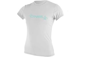 O'NEILL Wms Basic Skins Short Sleeve Sun Shirt Rash Vest Donna