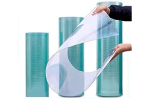 NIANXINN Placas de Policarbonato,Hoja de Plástico Transparente Ligero Panel Duradero Láminas Repuesto para Invernadero Resistentes a Luz para Techos,Cocheras,Solarios y Cerramientos (0.5x3m)