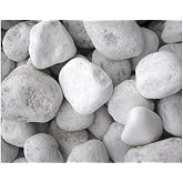 10 Sacchi da 25kg di Ciottoli marmo Bianco Carrara 25/40 mm sassi piet