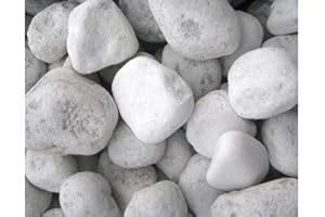 MORINA Pietre Bianche D. 40/60 MM. Sassi CIOTTOLI Bianco Carrara in Sacchi da 25 kg.