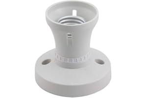 QYEW Sdkmah9 Light Bulb Holder Lamp Bases Screw Cap Wall Adapter Converter Socket Ceiling Pendant E27 Fitting Fixing Practical(1)