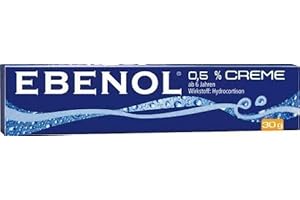 STRATHMANN GMBH & CO.KG Ebenol 0.5% Cream with Hydrocortisone, for Quick Aid for Inflammatory Skin Diseases, for Adults and Children from 6 Years, Economy Set 3 x 30 g